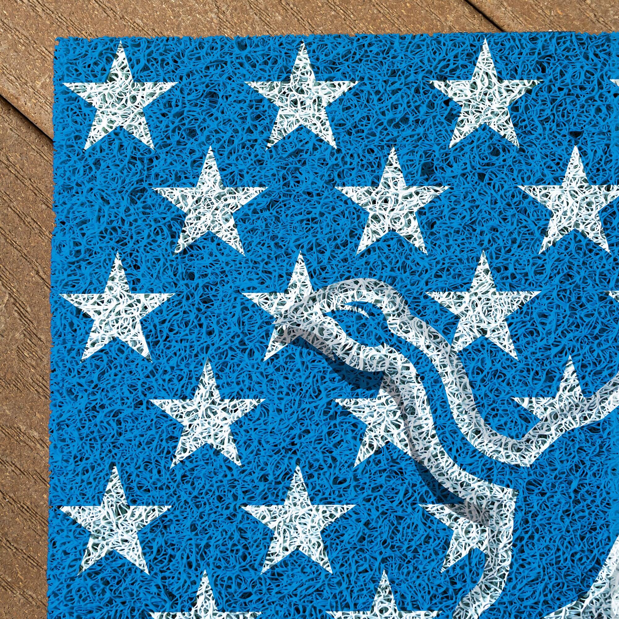 Alt View 2. Evergreen Enterprises - Detroit Lions 16" x 28" Stars & Stripes Patriotic Turf Mat - Multicolor.