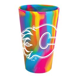 WinCraft - Calgary Flames 16oz. Fashion Silicone Pint Glass - Multicolor