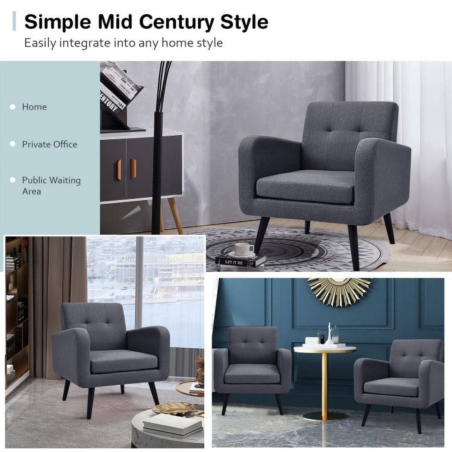 Simple Mid Century Style  
Easily integrate into any home style  

- Home  
- Private Office  
- Public Waiting Area