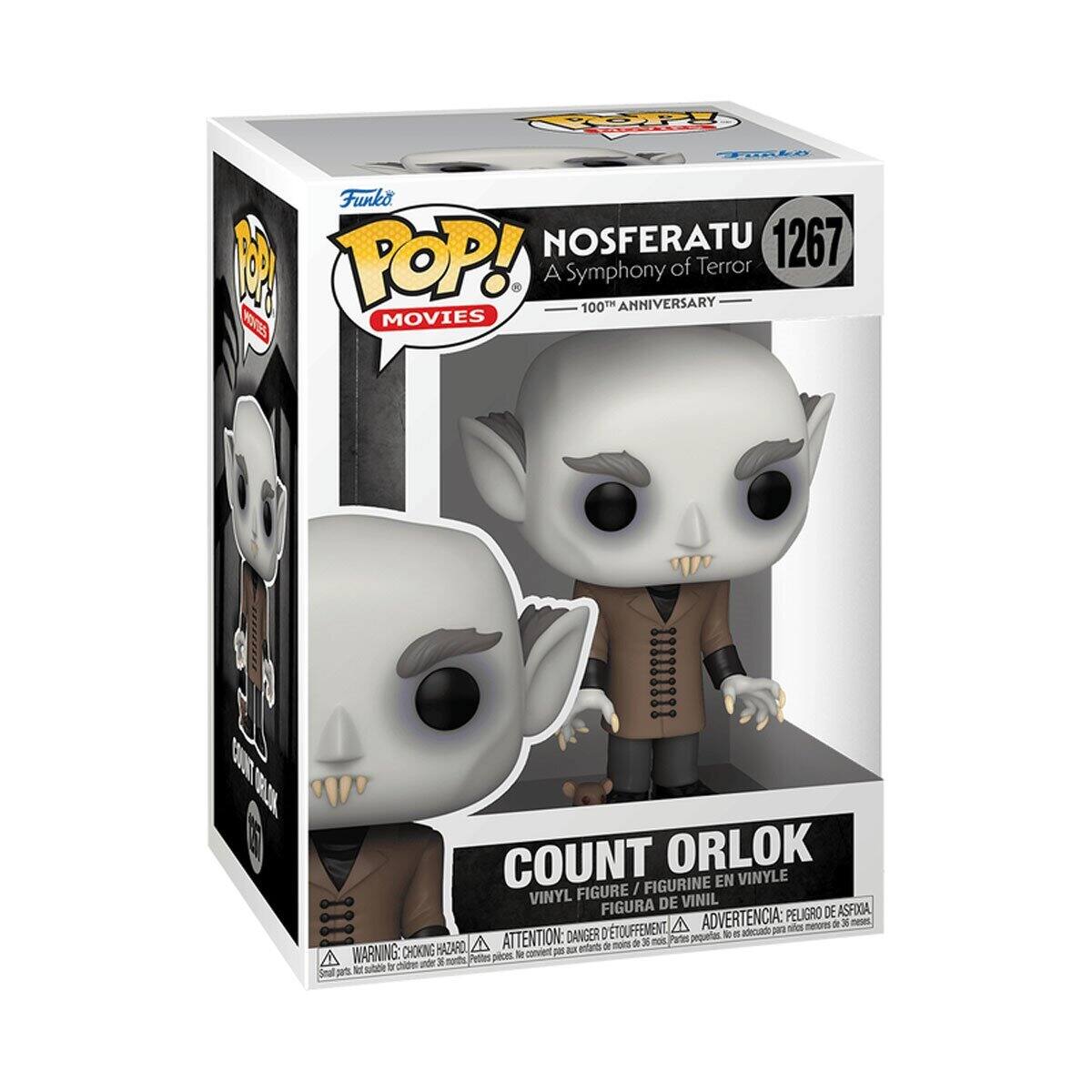 Cp  Funko POP! NOSFERATU 1267 A Symphony of Terror 100th ANNIVERSARY MOVIES | COUNT ORLOK FIGURINE EN VINYLE FIGURE / VINYL FIGURA DE VINIL PELIGRO DE ASFIOA, TOUFFEMENT A ADVERTENCIA: aa nator E 3 neses I 1 aoa p03 ATTENTION: DANGER  x nos Partes pequeras HAZARO anterts 9 moins WARNING: CHOKING HAZARD Petles pices - chite unde X nrts M stte  Snal pes