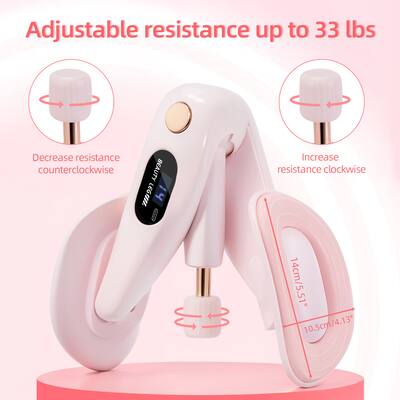 WELSPO Adjustable Resistance Inner Thigh Exerciser Thigh Master Pink MRWELSP0931P - Best Buy WELSPO Adjustable Resistance Inner Thigh Exerciser Thigh Master Pink MRWELSP0931P - Best Buy