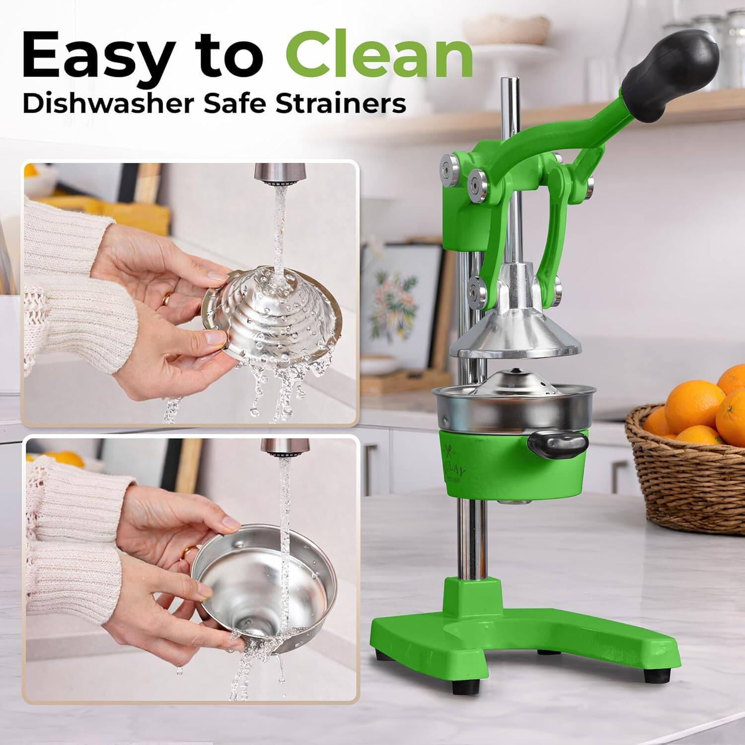 Easy to Clean Dishwasher Safe Strainers