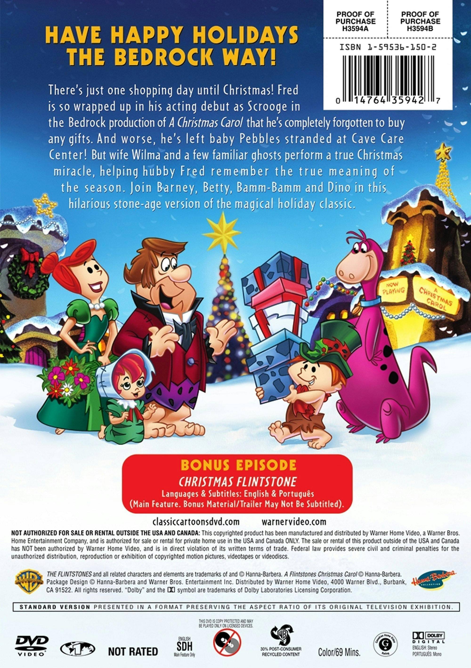 Angle. The Flintstones: A Flintstones Christmas Carol (DVD Full Screen) [DVD].