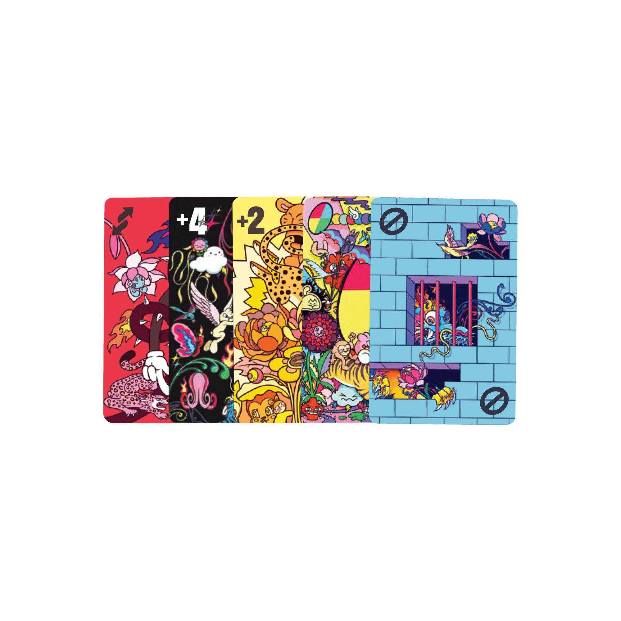 Alt View 5. Mattel - UNO Artiste Vexx Card Game.