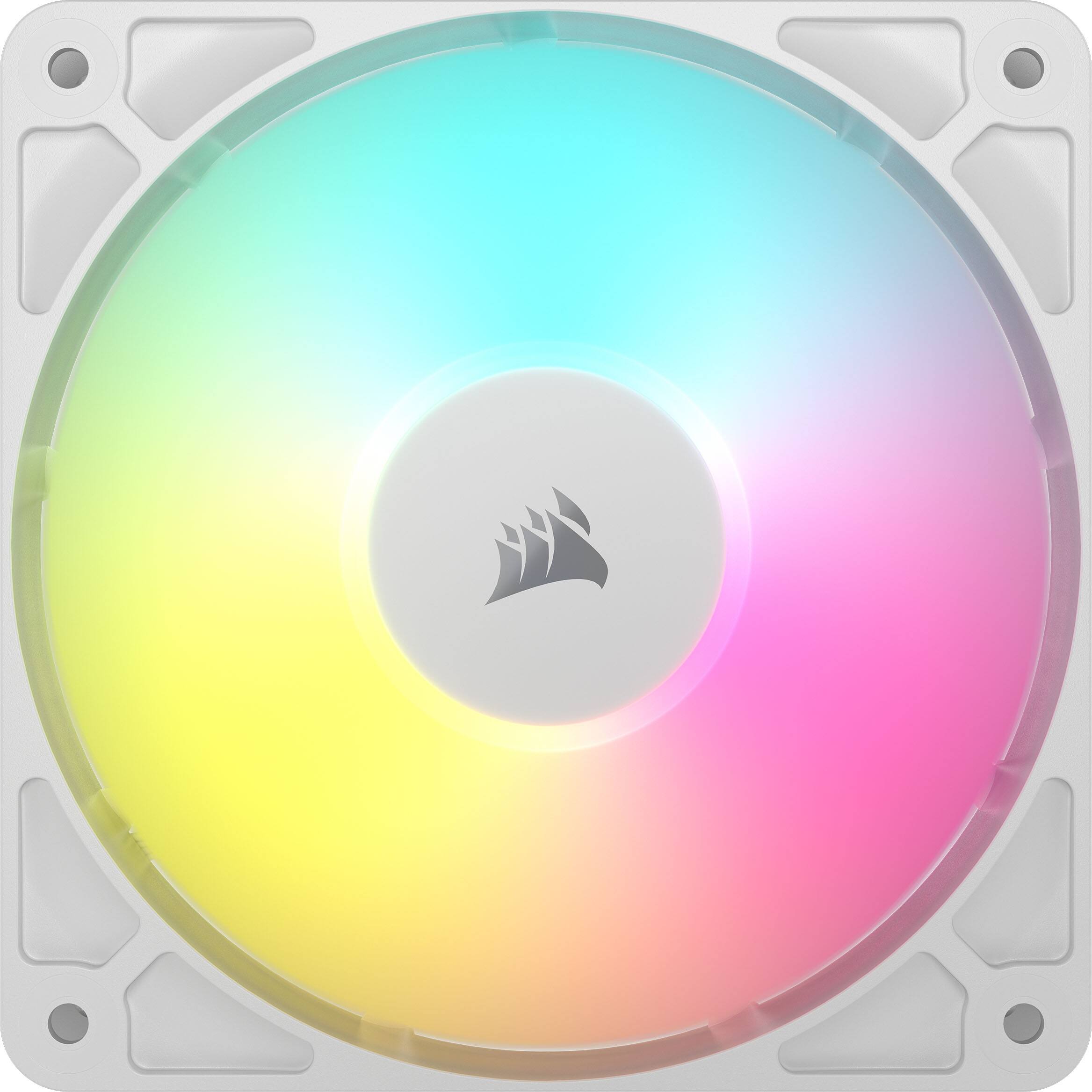 Alt View 17. CORSAIR - RS120 ARGB 120mm PWM Fans (3-pack) - White.