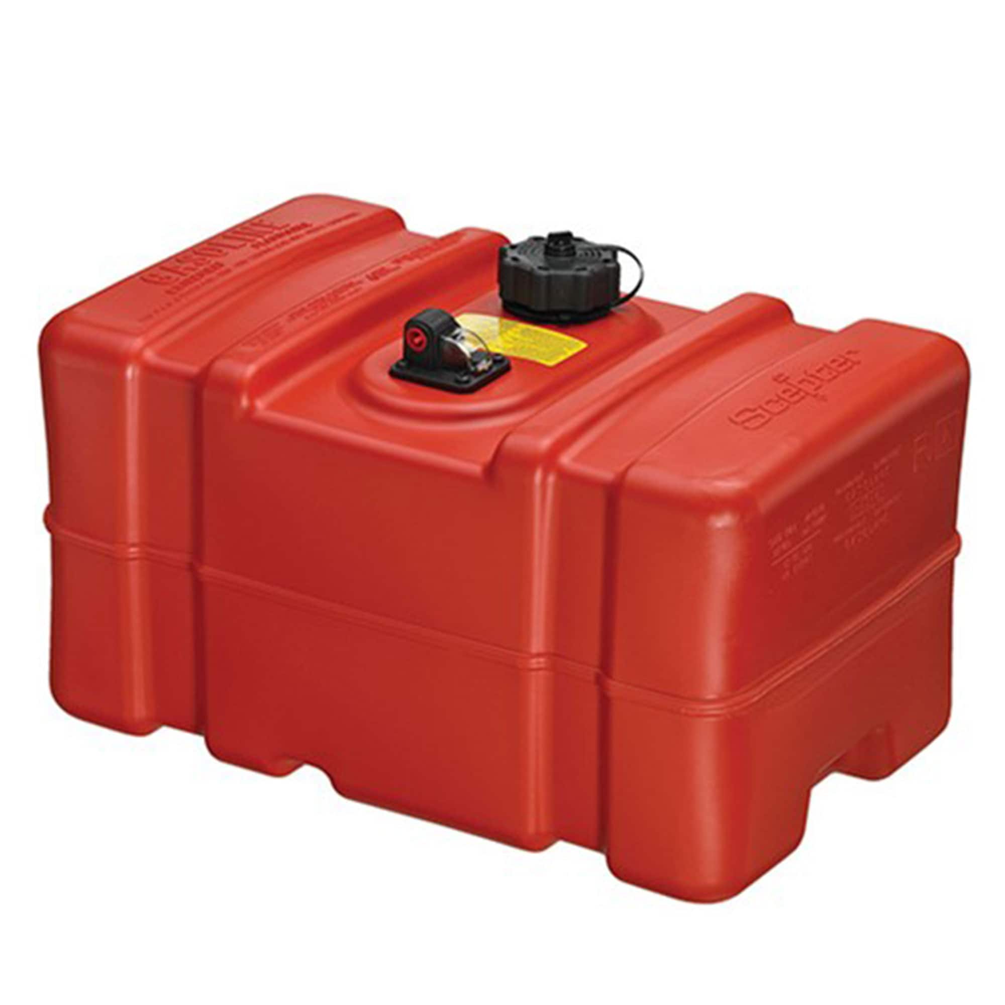 Scepter - Portable 12 Gallon Fuel Tank, Rectangular Tall Profile Marine Fuel Can