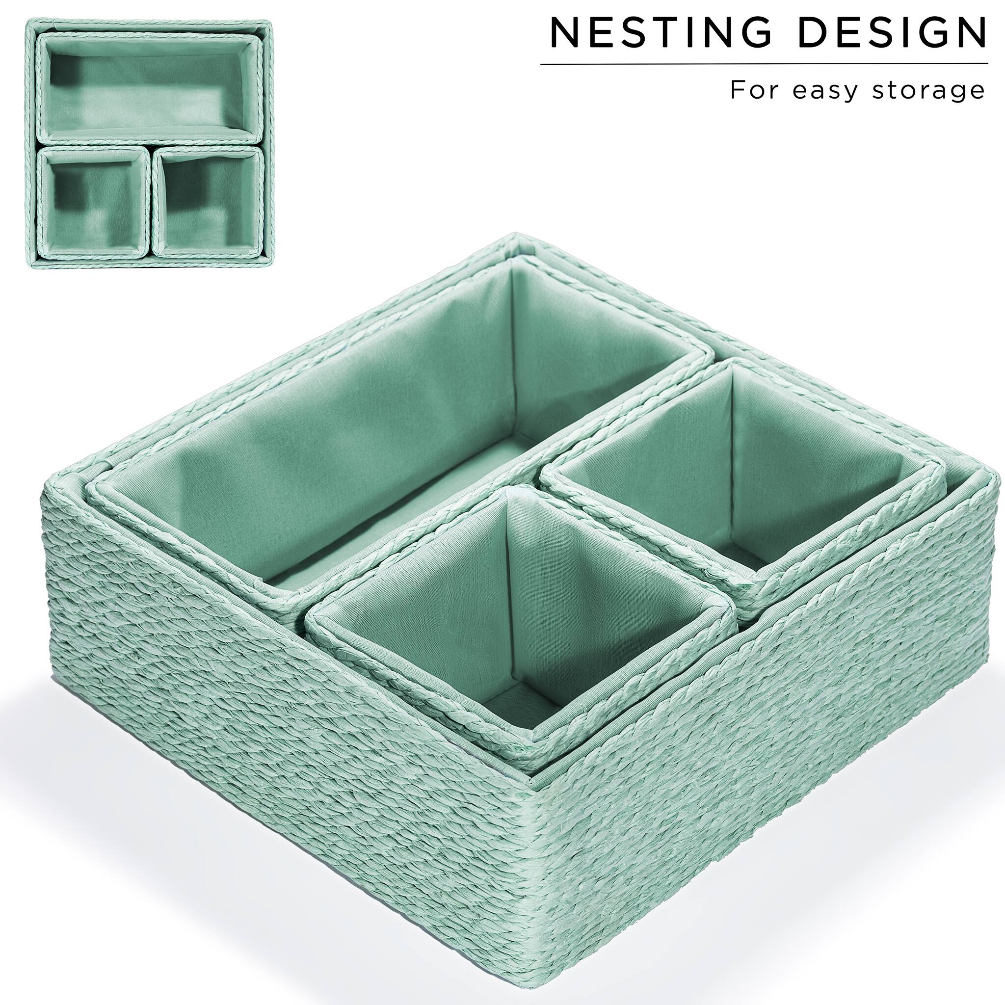 NESTING DESIGN  
For easy storage