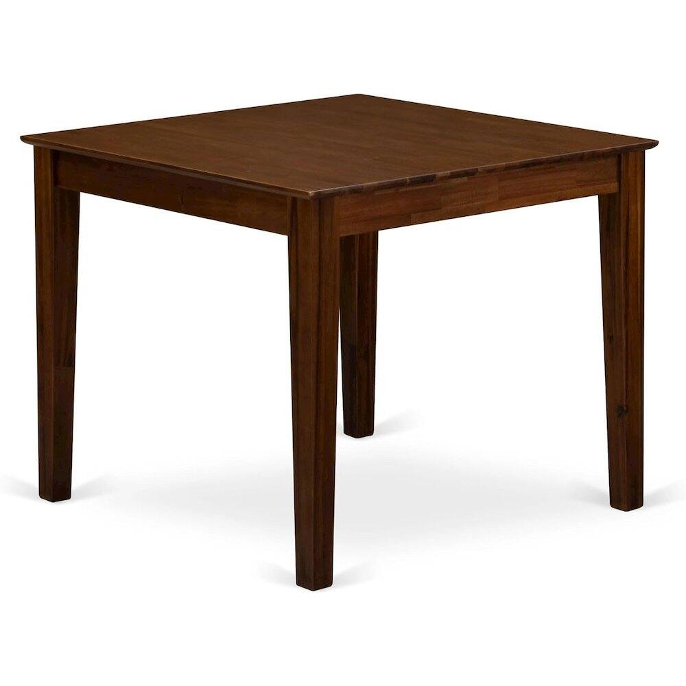 Angle. FurniFact - Small Square Wood Kitchen Table - Multi.