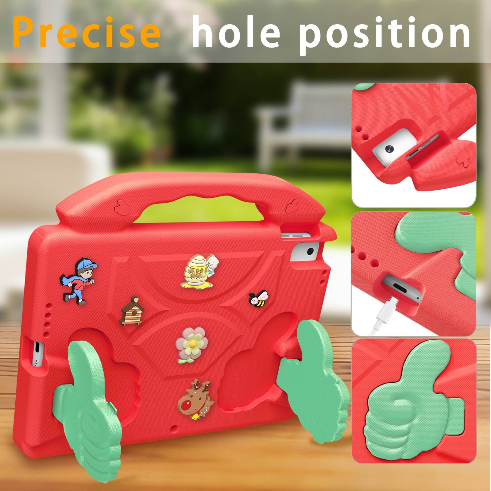 Precise hole position