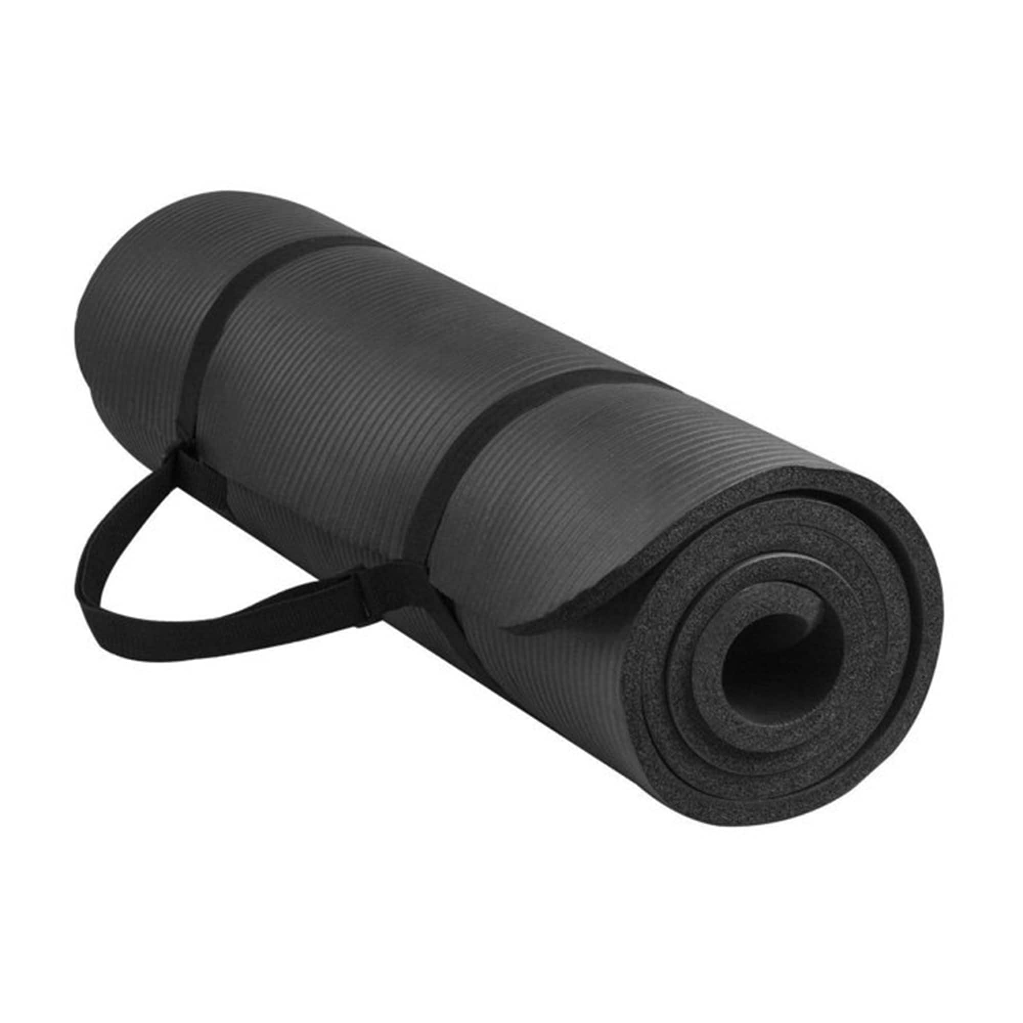 BalanceFrom Fitness - GoYoga 71x24in Anti Tear Exercise Yoga Mat with Strap - Black price history on PriceWatchPro