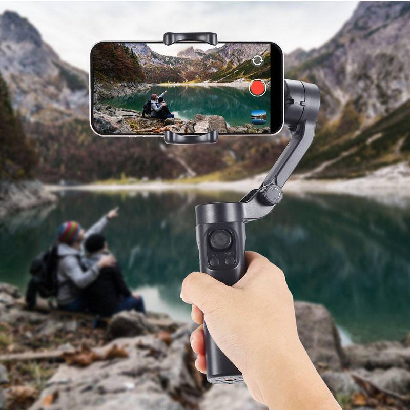 Alt View 1. Cluzine - 360° Foldable Phone Video Stabilizer, Handheld Gimbal Camera Mount for Vlog & Live Streaming.