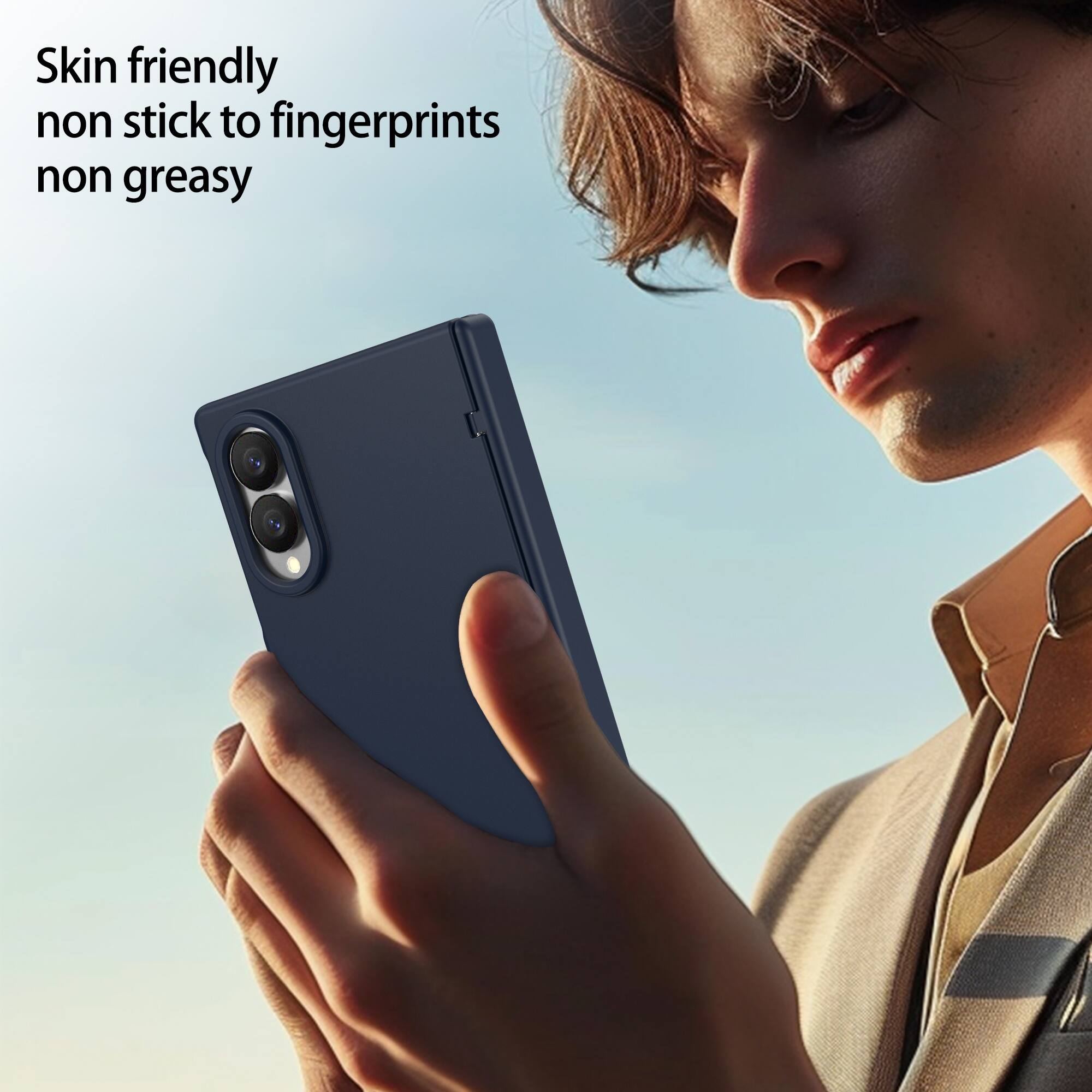Skin friendly non stick to fingerprints non greasy