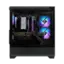 Left. iBUYPOWER - iBUYPOWER - Element SE Gaming Desktop PC - AMD Ryzen 5 8400F, AMD Radeon RX 6600 8GB, 16GB DDR5 RGB,1TB NVMe - Black.
