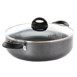 Oster - Clairborne 6 Quart Nonstick Aluminum Everyday Pan in Grey - Gray