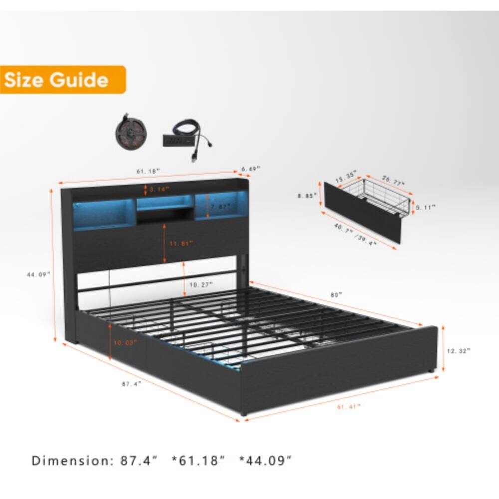 Size Guide

Dimension: 87.4" * 61.18" * 44.09"

- 61.18"
- 3.14"
- 7.82"
- 11.81"
- 10.03"
- 12.32"
- 87.4"
- 61.41"
- 44.09"
- 15.35"
- 35"
- 26.77"
- 5.11"
- 40.7" / 39.4"
- 8.85"
- 10.27"
- 80"