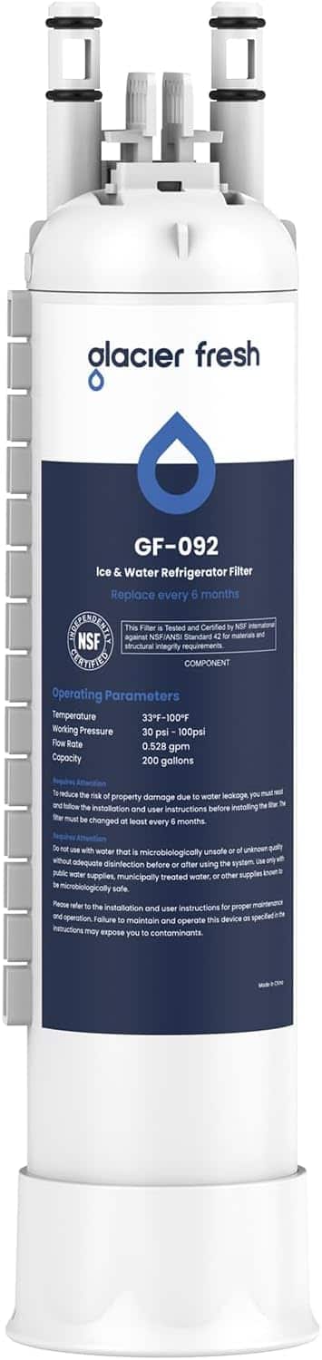 GLACIER FRESH - FPPWFU01 Frigidaire PurePour Water Filter Replacement, 1 Pack