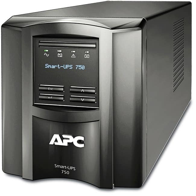 APC - by Schneider Electric Smart-UPS 750VA LCD 230V with SmartConnect - Tower - 3 Hour Recharge - 230 V AC Output - Sine - Black