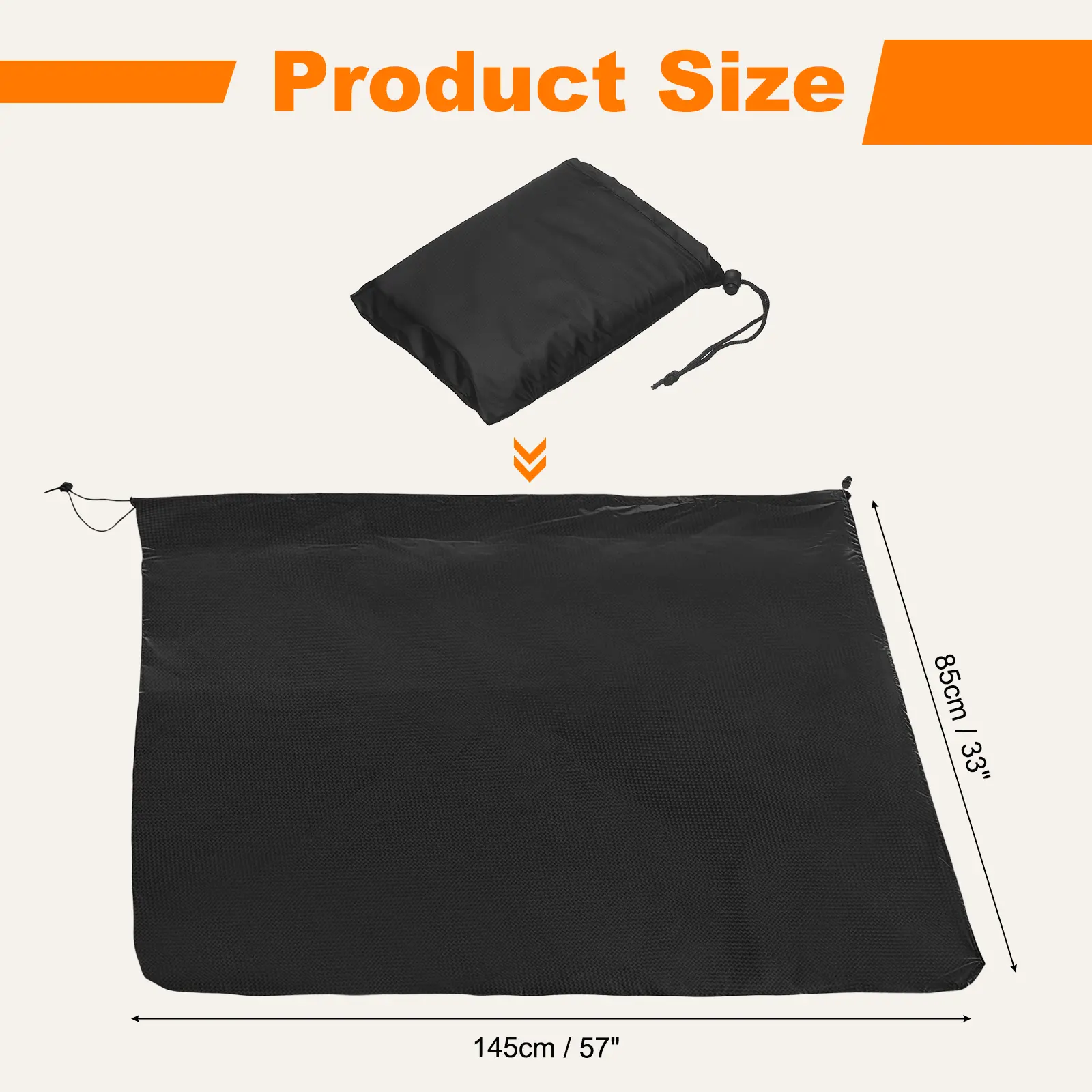Product Size: 85cm - 33" x 145cm / 57"