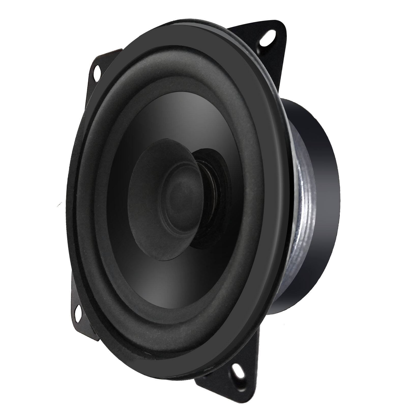 Angle. SDX - 4” Dual Cone OE Replacement Speaker - Black.