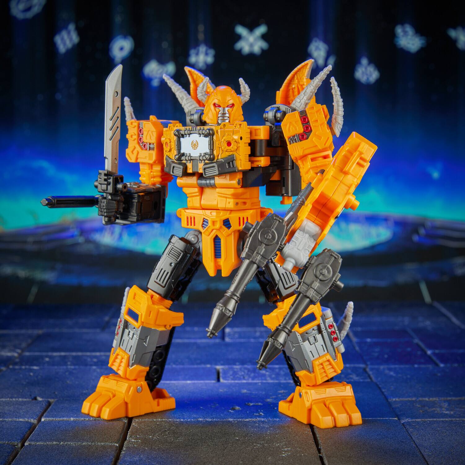 Alt View 4. Hasbro - Transformers - Age of the Primes - Leader Class Herald of Unicron Action Figure   - COLLECTIBLES - Multicolor.