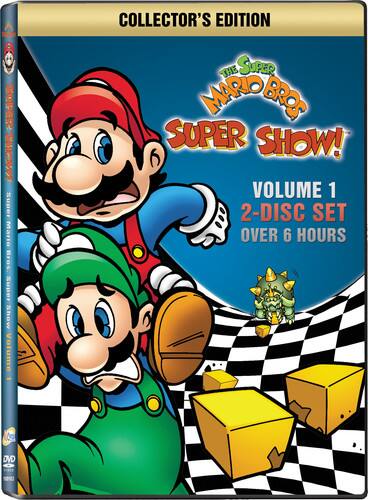 Front. The Super Mario Bros Super Show! Volume 1   - DVD.