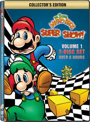 Front. The Super Mario Bros Super Show! Volume 1 - DVD.