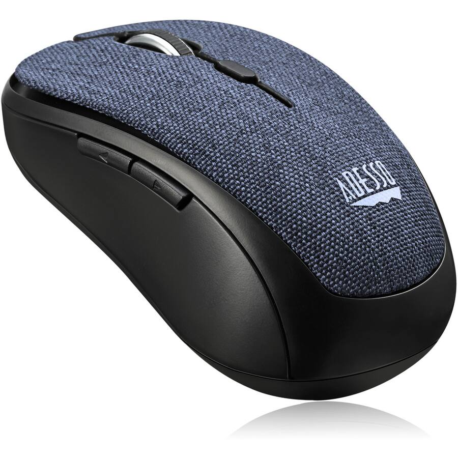 Alt View 1. Adesso - Adesso iMouse S80L - Wireless Fabric Optical Mini Mouse (Blue) - Optical - Wireless - Radio Frequency - 2.40 GHz - Blue - Blue.
