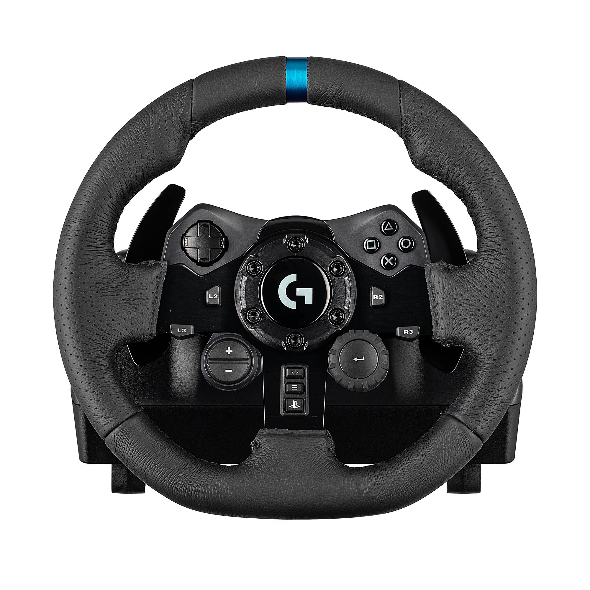 Alt View 2. Logitech - Logitech G923 Racing Wheel and Pedals Trueforce Sim Driving Wheel For PC, PS4, PS5 with Logitech Shifter - Black.