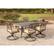 Alt View 17. Hanover - Traditions 7-Piece Dining Set with Six Swivel Dining Chairs and a Large 72 x 38 in. Dining Table - Aluminum/Tan.