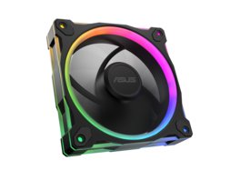 ASUS - Prime MR120 ARGB Fan - 28mm Thick, Quiet, PWM, 20 ARGB LEDs, Aura Sync - Black