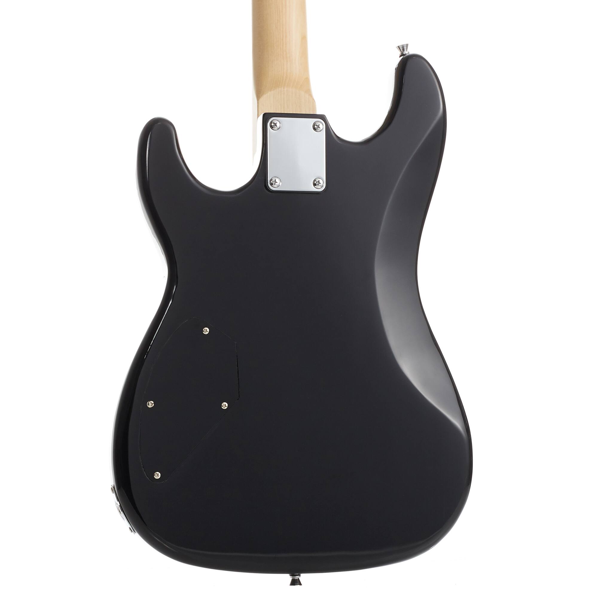 Alt View 2. Davison Guitars - 39-in Electric Guitar with 10-Watt Amp - Right Handed Beginner Kit - Black.