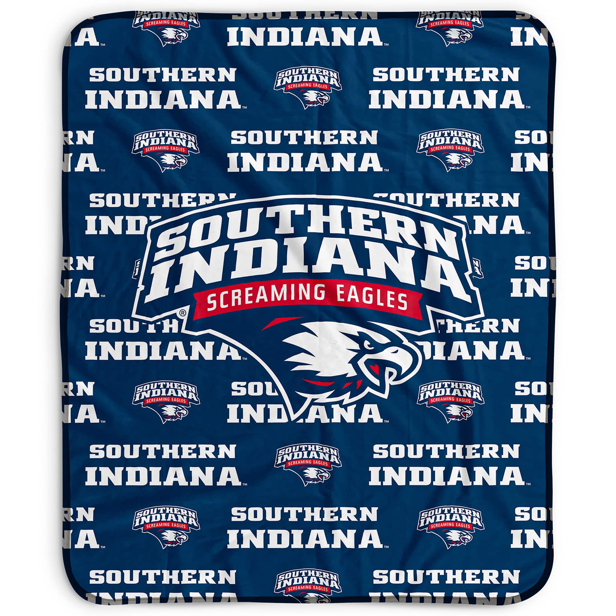 Pegasus - Southern Indiana Screaming Eagles 50" x 60" Repeat Wordmark Fleece Blanket - Multicolor