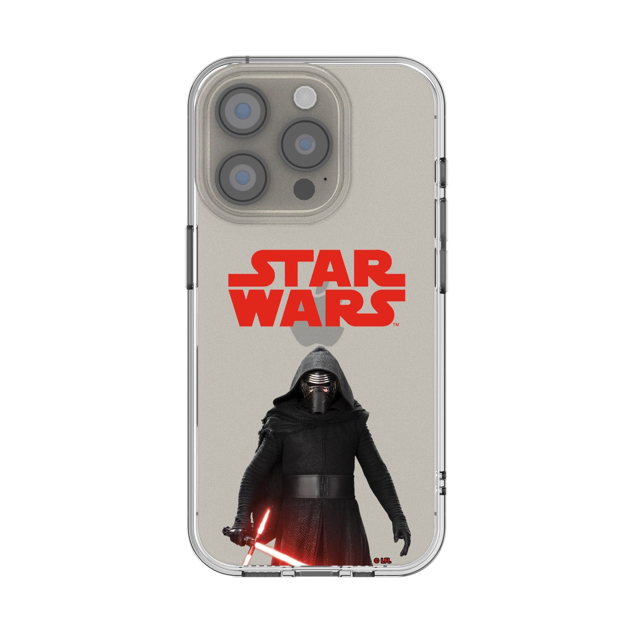 Keyscaper - Star Wars Kylo Ren Color Block Clear Phone Case - Apple iPhone 16 - Multicolor