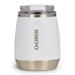 Igloo - 10 oz. Stainless Steel Wine Tumbler - White