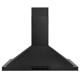 ZLINE - 30 inches - Externally Vented - Wall Range Hood - Black Stainless Steel