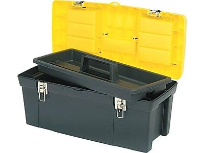 Alt View 1. Bostitch - Stanley Series 2000 Toolbox with Tray, Black/Yellow (019151M) - Black/Yellow.