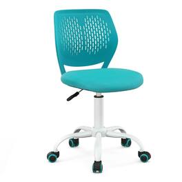 Pefilos - Ergonomic Children Study Chair with Adjustable Height-Turquoise, Home Office Computer Desk Chair, Ergonomic Office Chair - Blue