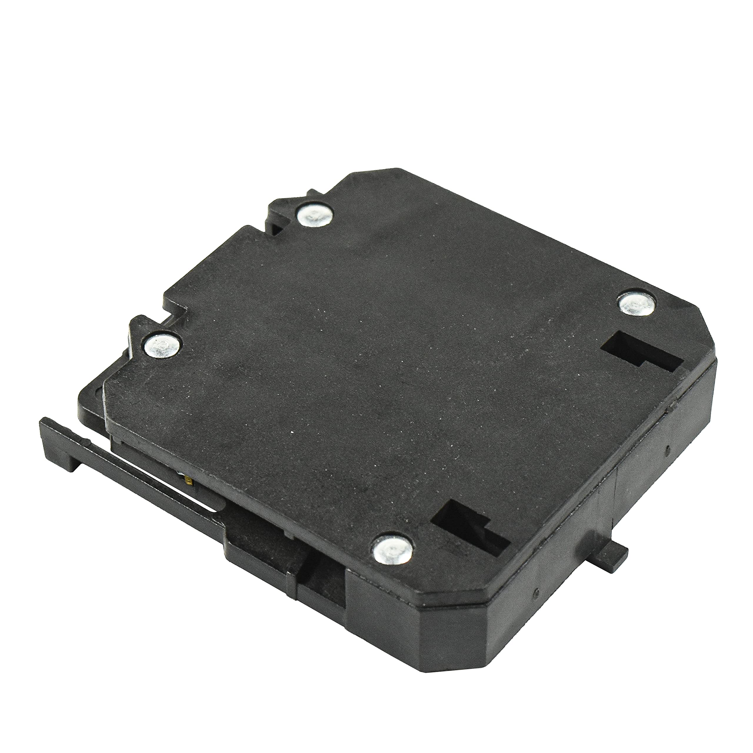 Alt View 2. HQRP - Auxiliary Switch Replacement for SA1Z600VS - 10 A 600 VAC 1NO-1NC #6-32 Screw Terminals Contactor - Black.