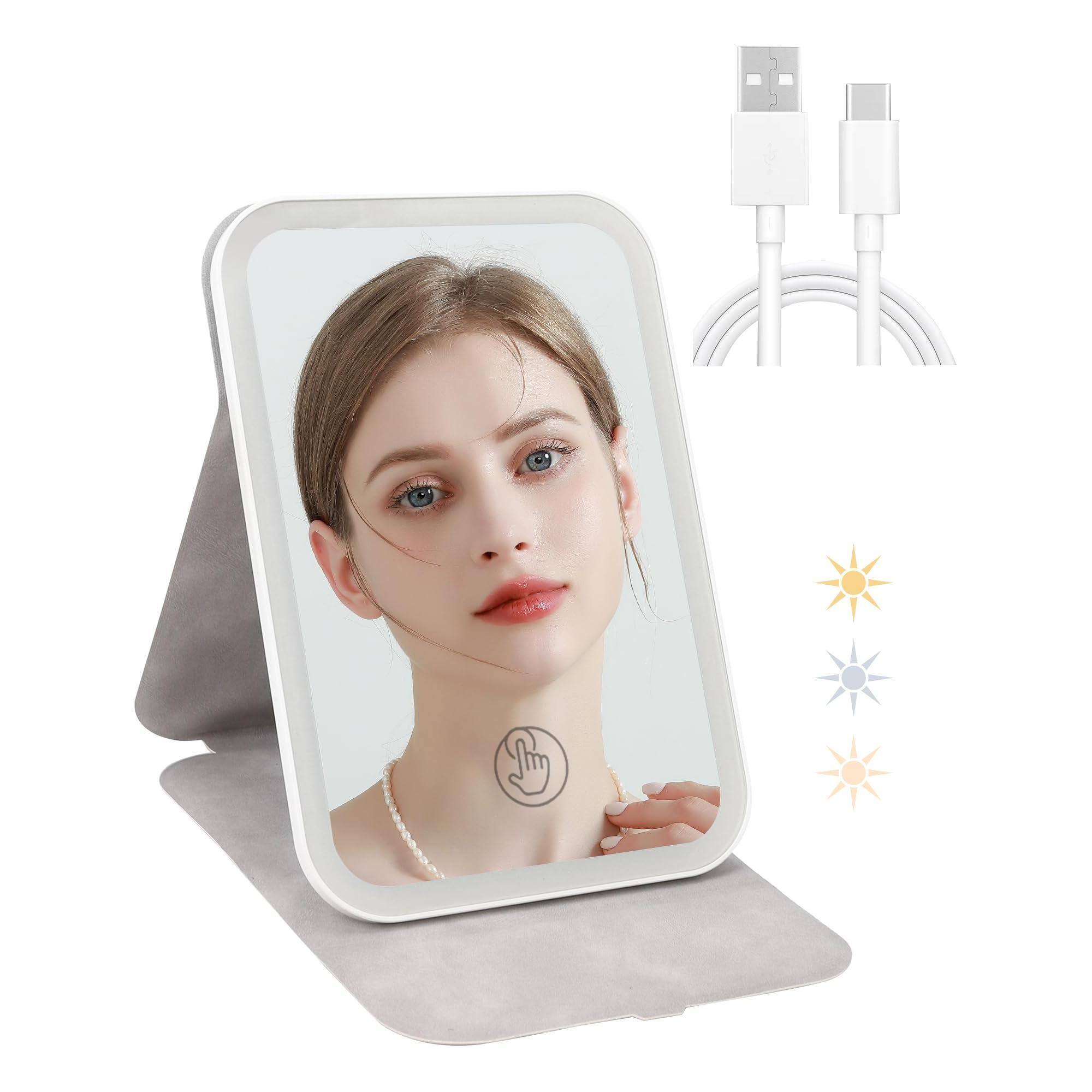 Front. Comfort Essence - Mirror Vanity Makeup Light Lights Color High Quality Modern Design Elegant Stylish Professional - 6"L x 3"W.