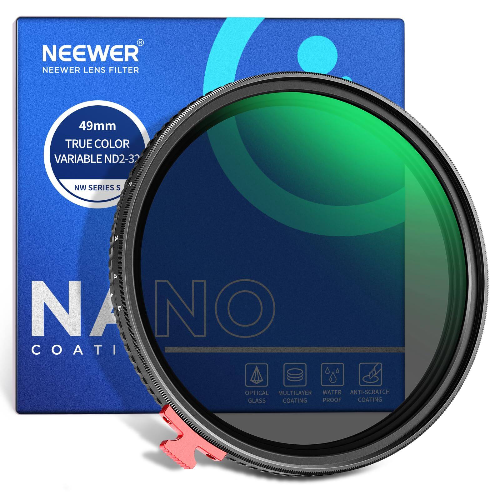 Neewer - 49mm True Color VND ND2-32, 1-5 Stops price history on PriceWatchPro