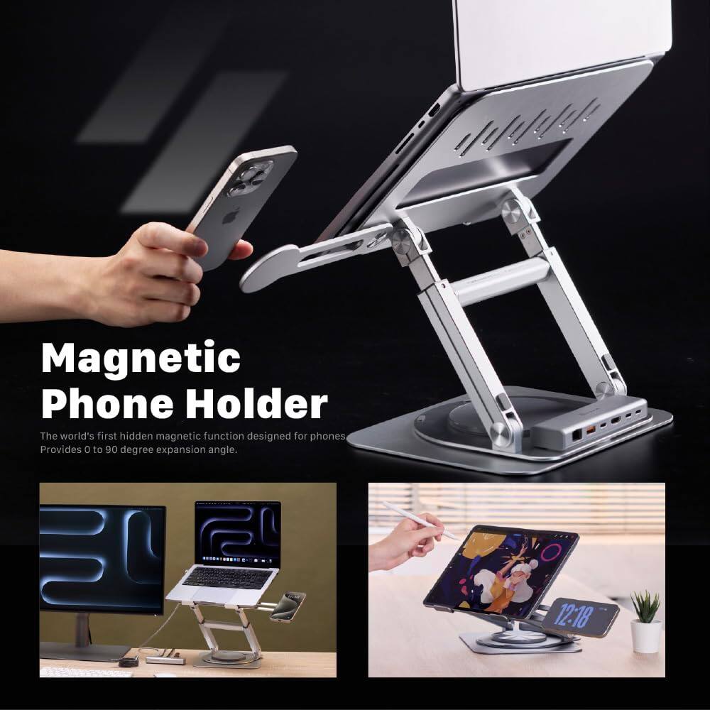 Magnetic Phone Holder

The world's first hidden magnetic function designed for phones. Provides 0 to 90 degree expansion angle.