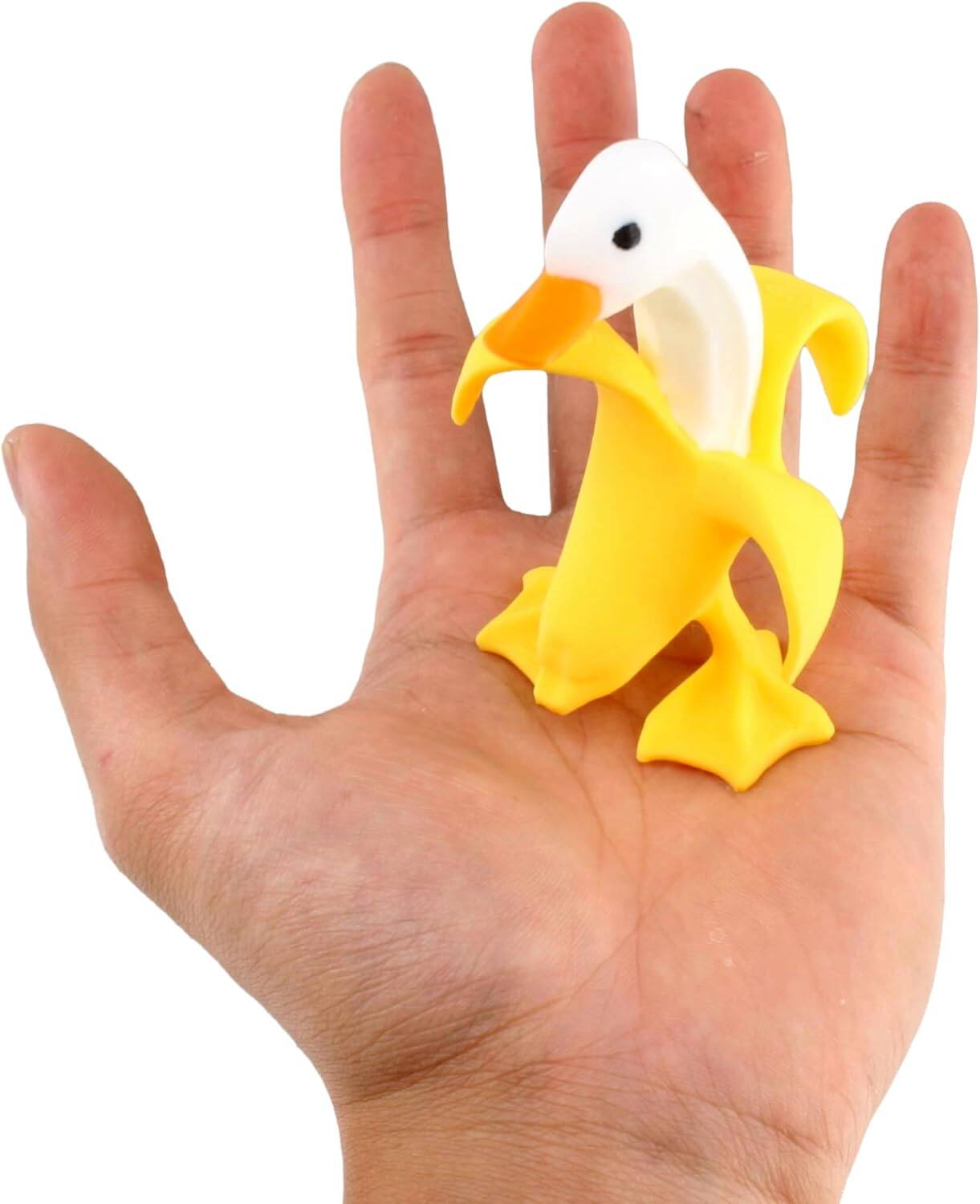 Back. JuzToys - Banana Duck Figurine, 4x4 Ducking, Fun Car Dashboard Accessory, Funny Banana Gifts, Ducks for Cars by PowerTRC - Yellow.