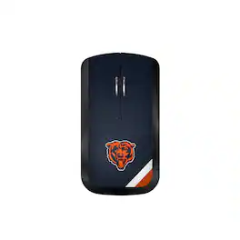 Keyscaper - Chicago Bears Diagonal Stripe Wireless Mouse - Wireless - Multicolor