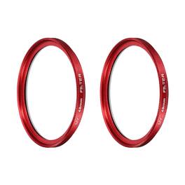 Unique Bargains - 49mm Ultra Slim Lens Filter 2pcs, Multi Coating Aluminum Circular Screw-in Protection for Photography