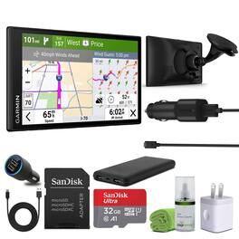 Garmin - Dezl OTR620, Large, Easy-to-Read 6” GPS Truck Navigator Bundle - Black