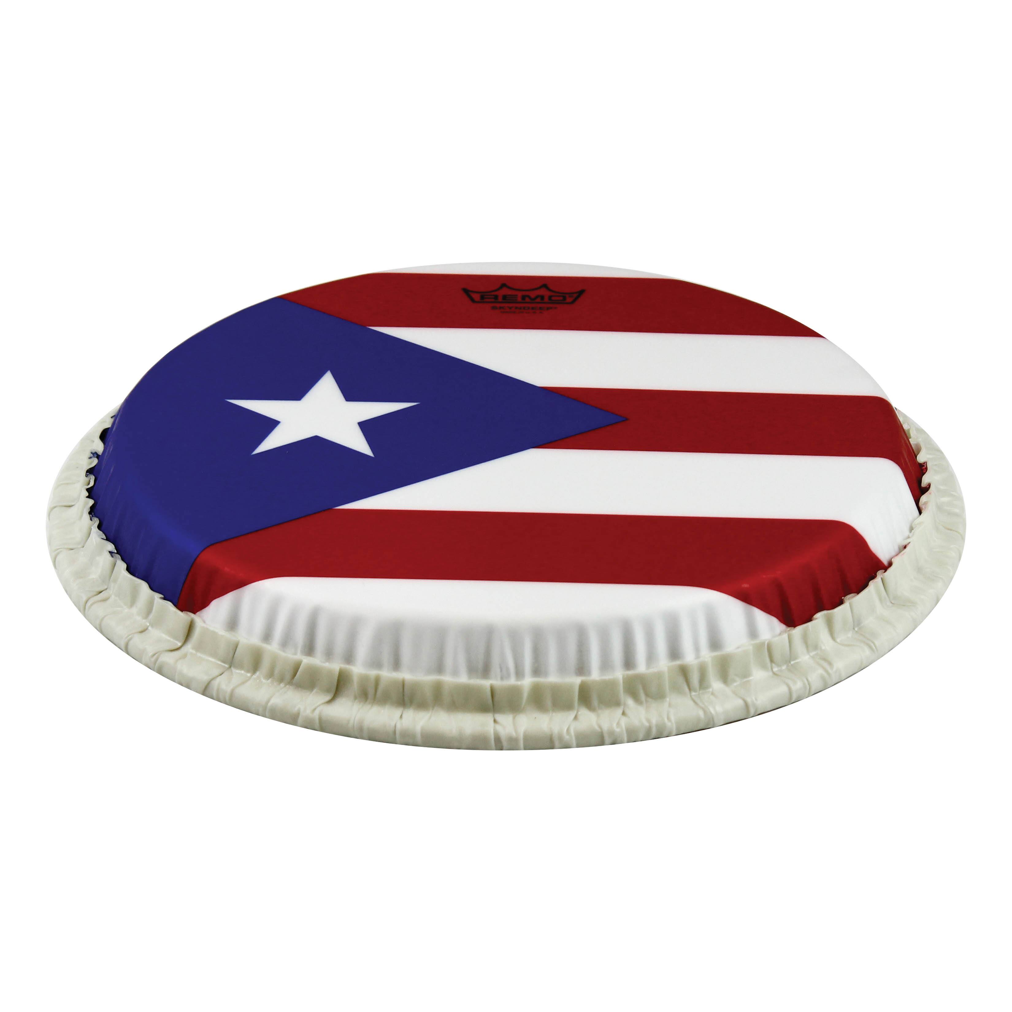 Remo - Conga Drumhead,tucked, 11, Skyndeep, puerto Rican Flag Graphic price history on PriceWatchPro