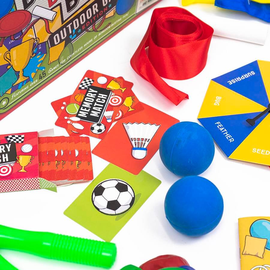 BD Outdoor Edition  
Suitable for Boys  
Countless Hours of Fun  
Featuring Over 45 Games  
Memory Match  
Surprise Feather Seed