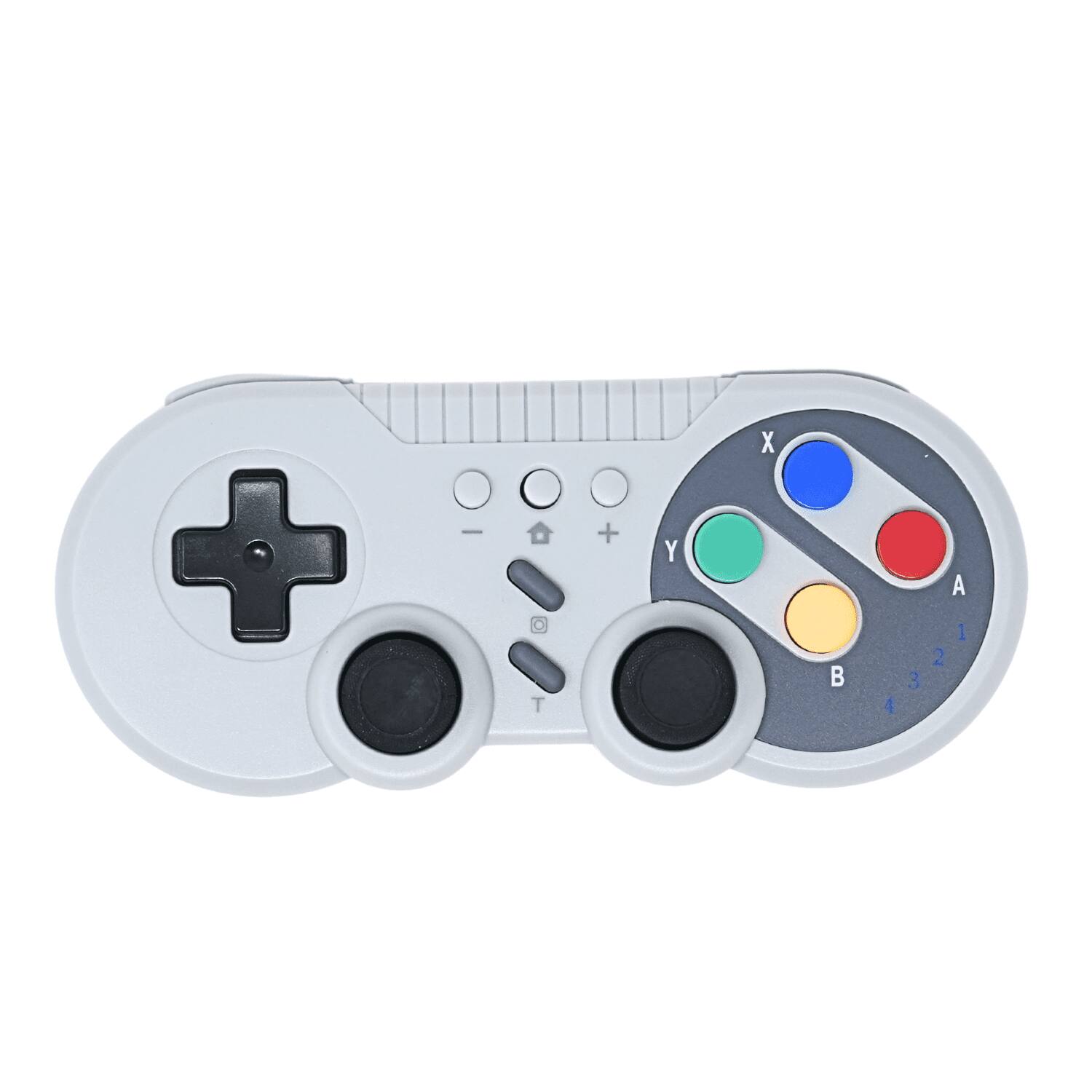 Alt View 1. Old Skool - SFC Wireless Pro Controller - Gray.