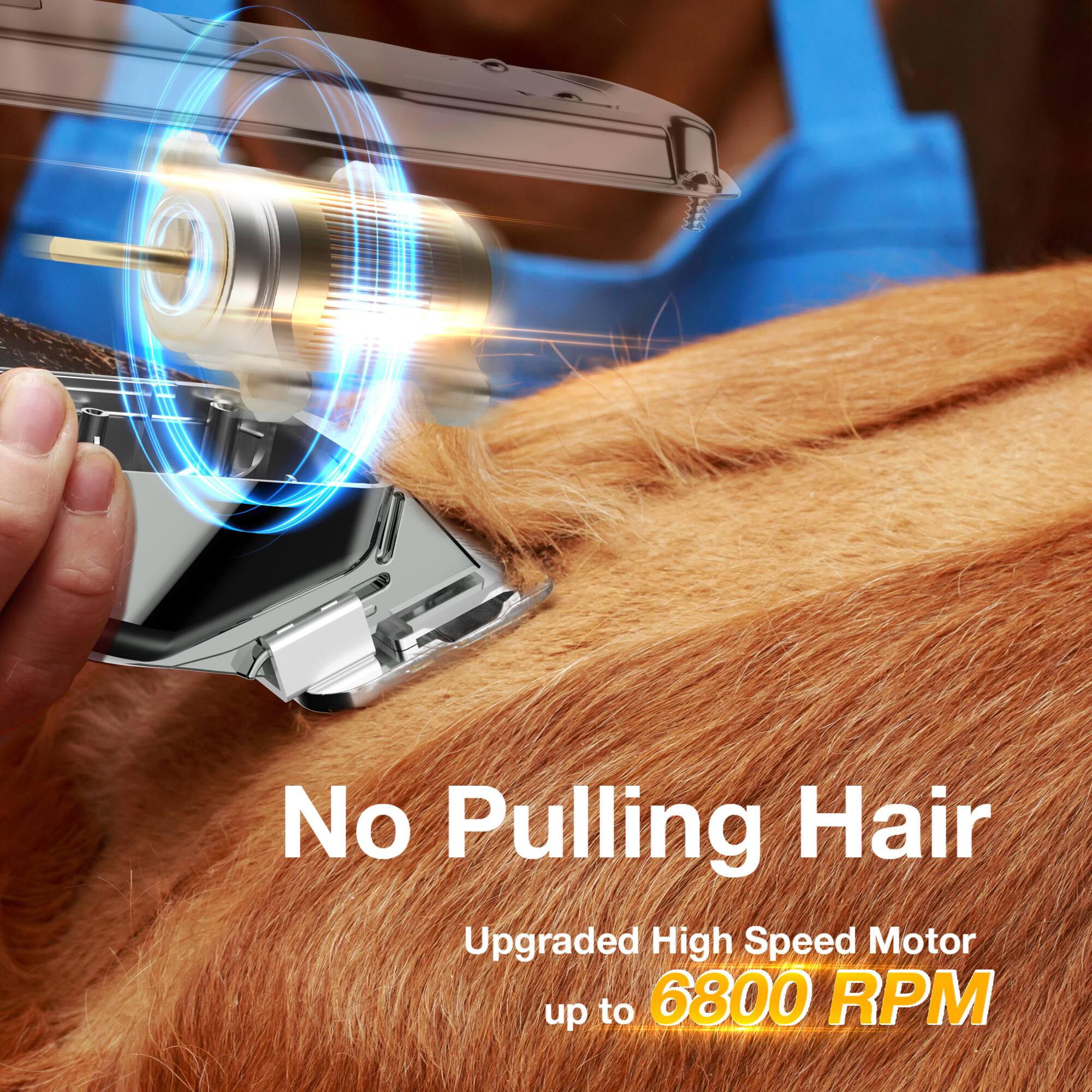 MAN C044 No Pulling Hair Upgraded High Speed Motor up to 6800 RPM