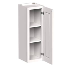 Boyel Living - 12-in W x 36-in H x 12-in D Shaker RTA Kitchen Wall Cabinet with Soft-Close - White Shaker